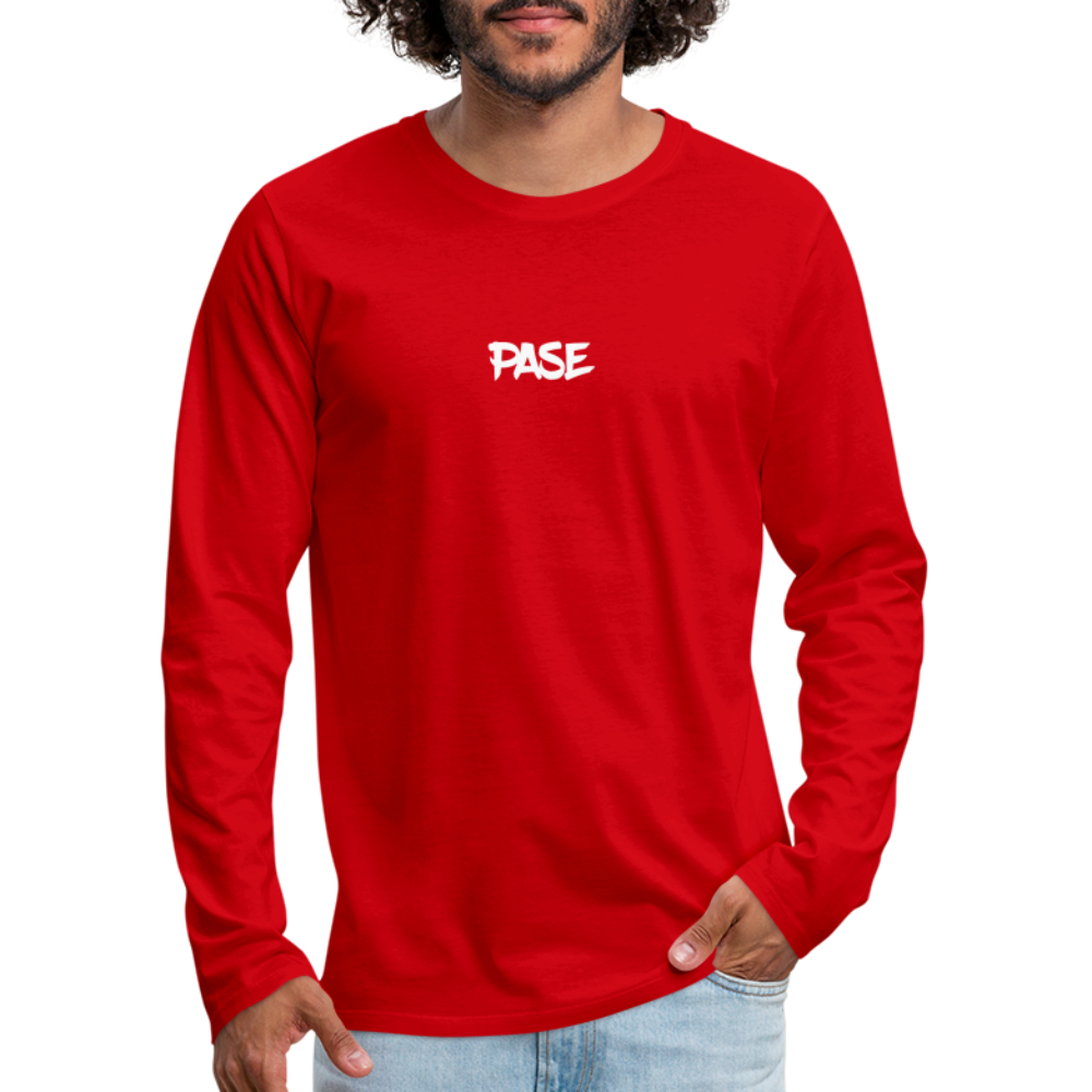 Pase - Männer Premium Langarmshirt - Rot